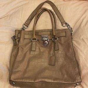 Michael Kors Alligator Tan Purse